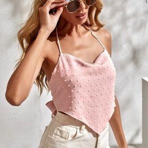 Backless bandana top